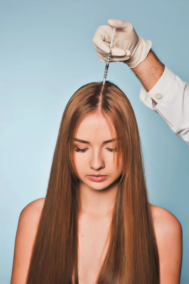 Fibryna bogatopłytkowa skóra głowy