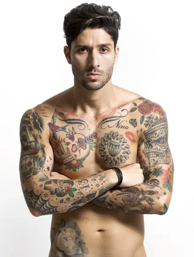 Wycięcie tatuażu, bliznowca, blizn