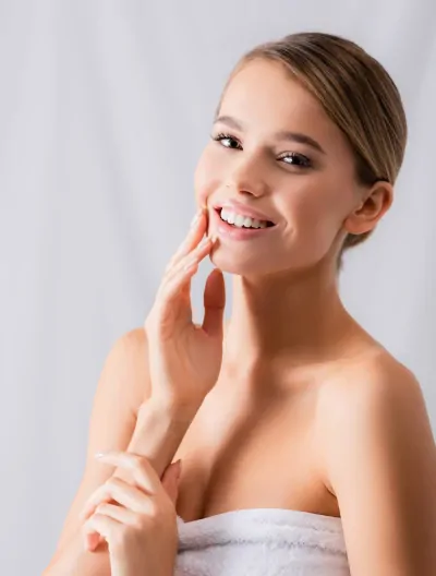 Zmarszczki szyja, dekolt, dłonie