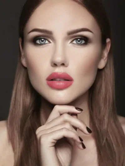 Asymetryczne, wąskie usta